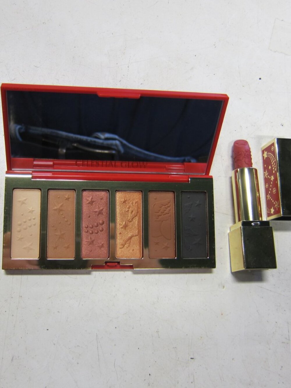 Estee Lauder Limited Edition Eye Shadow Palette & Constellation Rose Lipstick